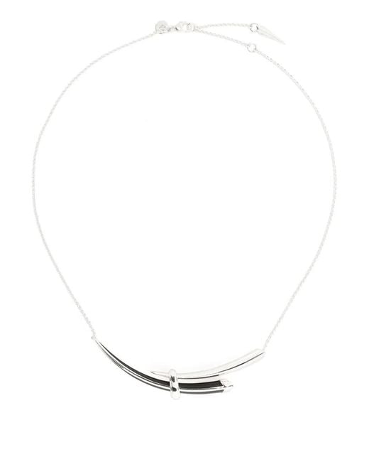Shaun Leane White Sabre Deco Necklace