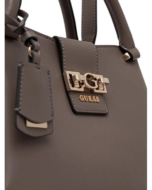 Borsa A Mano Jane Piccola di Guess in Brown