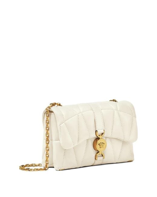 Versace Natural Kleio Quilted Nappa Mini Bag