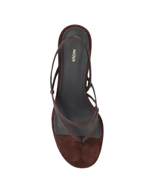 Neous White Safi Open-Toe Leather Sandals