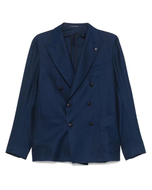 Tagliatore Blue Montecarlo Double-Breasted Jacket for men
