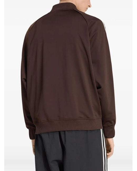Adidas Brown Britcore Superstar Track Jacket for men