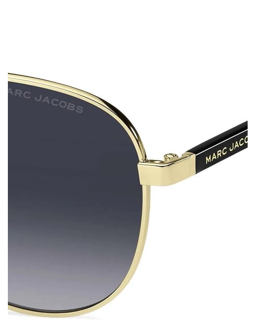 Marc Jacobs Blue Pilot-Frame Sunglasses