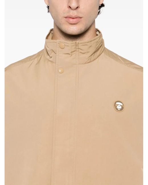 Aape By A Bathing Ape Natural Logo Patch Jacket for men