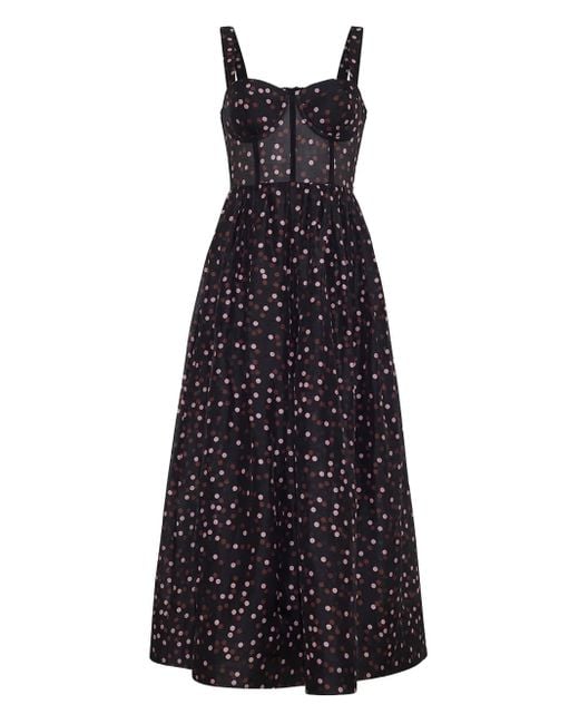 Cara Cara Blue Pheobe Midi Dress