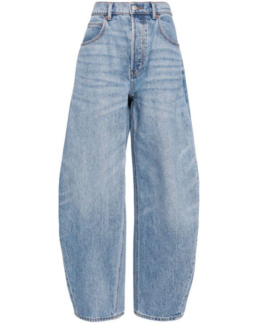Jeans a gamba ampia di Alexander Wang in Blue