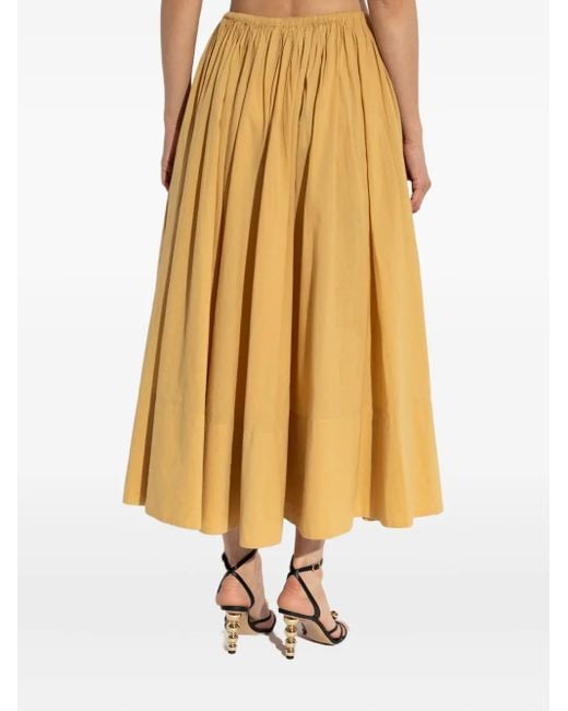 By Malene Birger Yellow Pheo Drawstring Skirt