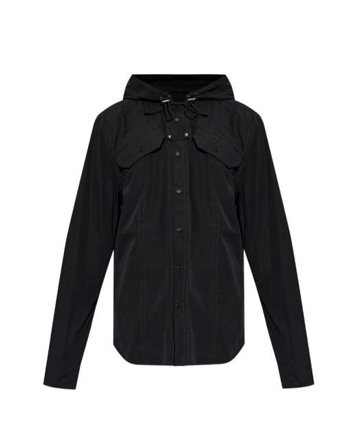Off-White c/o Virgil Abloh Black Chemise À Poche Poitrine for men