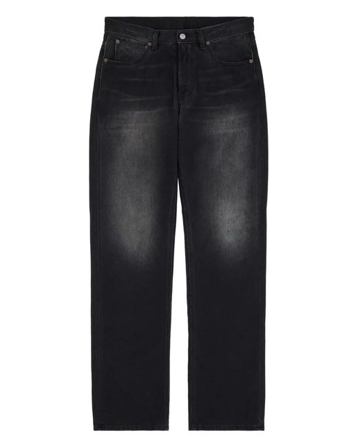MM6 by Maison Margiela Black Five-Pockets Jeans for men