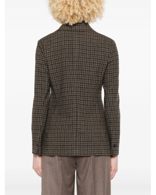 Blazer À Carreaux Circolo 1901 en coloris Brown
