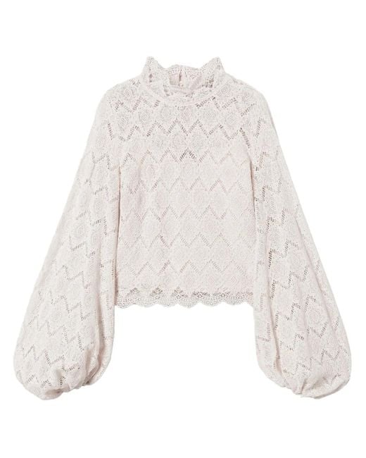 Twinset レースブラウス White