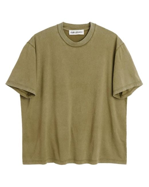 Camiseta Box Our Legacy de hombre de color Green