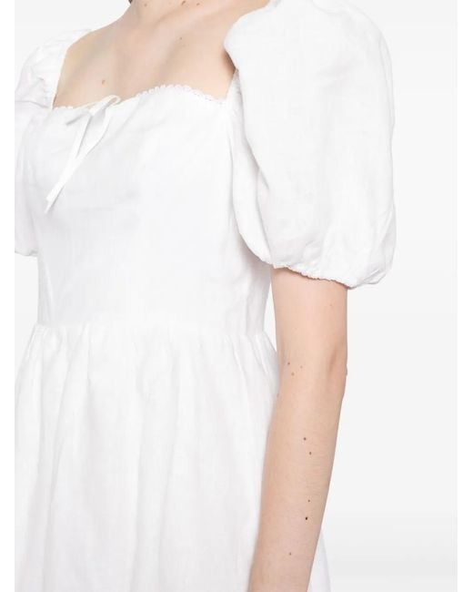 Reformation White Malvina Dress