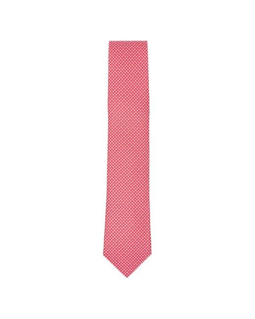 Errico Formicola Pink Patterned Tie for men