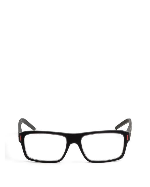 Tag Heuer Black Rectangle Glasses