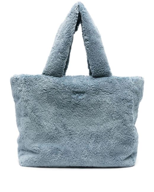 N°21 Blue Puffy Sponge Terry-cloth Tote Bag