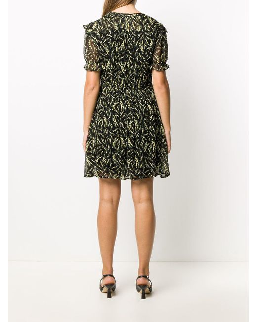 Ba&sh Matcha Floral-print Dress in Black | Lyst Australia