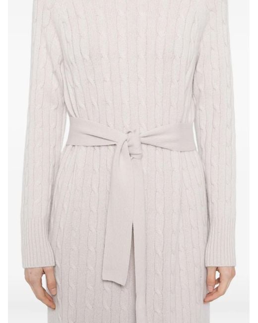 N.Peal Cashmere White Longline Dress