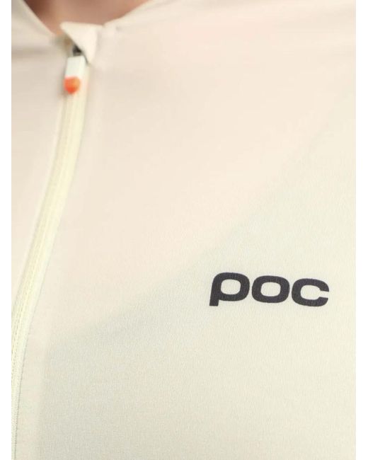 Poc White Zip Top