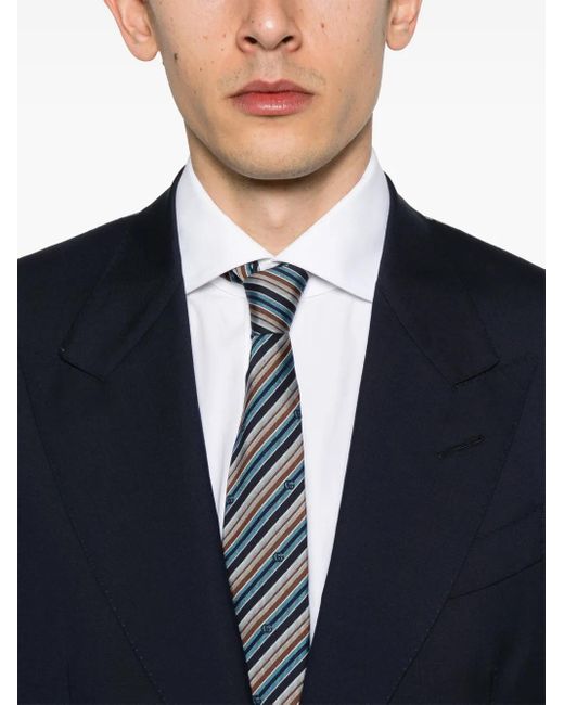 Tom Ford Blue Single-Breasted Wool Suit For for men