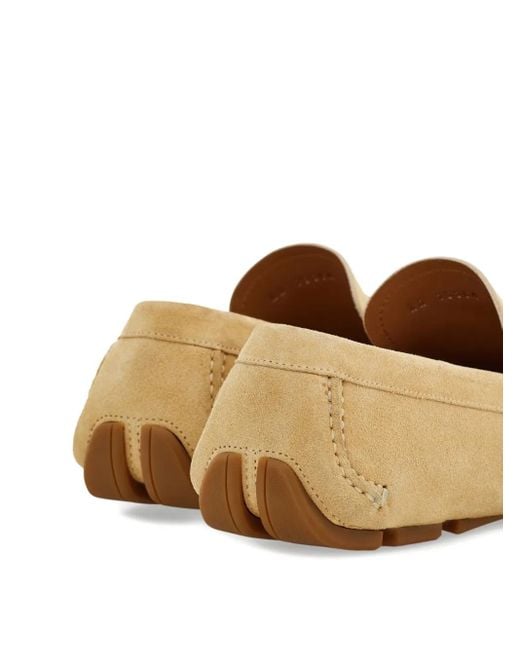 Ferragamo Natural Penny Driver Loafers for men