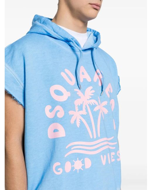 DSquared² Blue Sweaters for men
