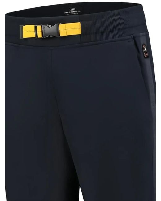 Parajumpers Blue Belted Cuffed Trousers for men