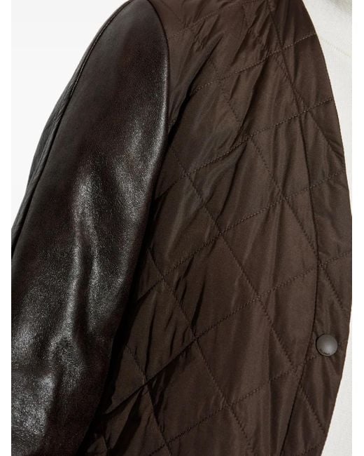 Abrigo Berta con panel acolchado Max Mara de color Brown