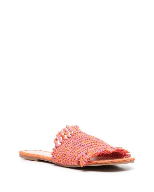 Manebí Pink Claquettes À Bout Ouvert