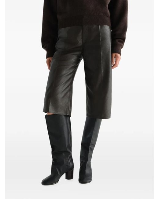 Lemaire Black Crease Sleeve Boots