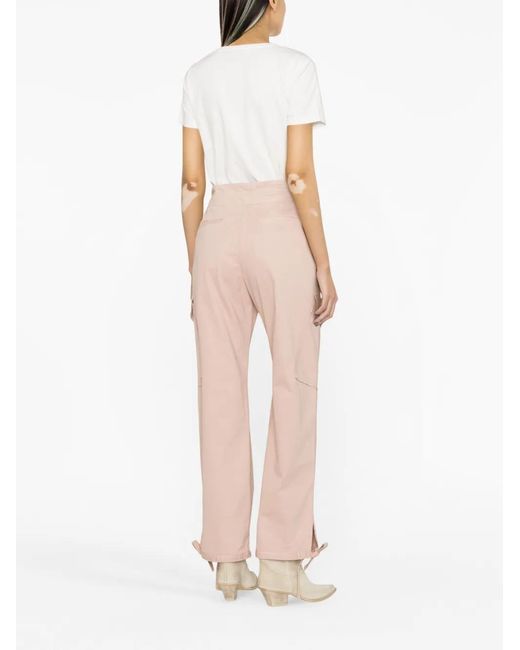 Pinko Pink Wide Leg Trousers