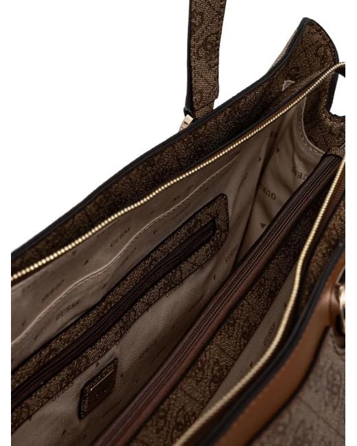 Guess Brown Orlina Travel Schultertasche