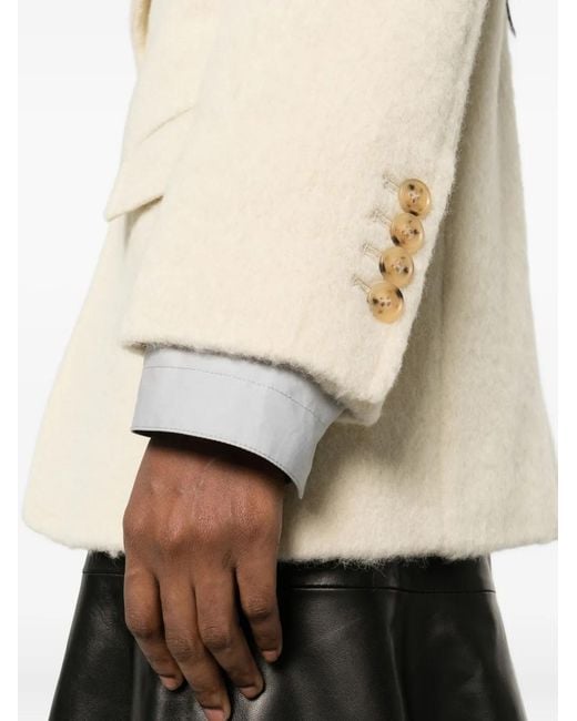 Blazer Con Botones Y Bolsillo DUNST de color Natural