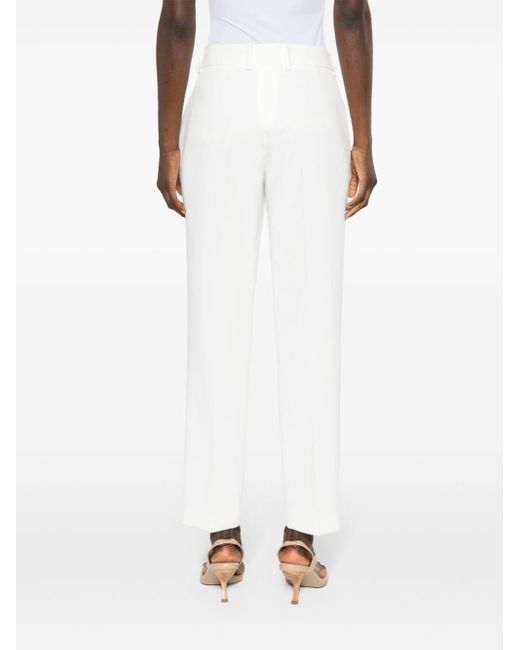 Ermanno Scervino Tailored Tapered Trousers White