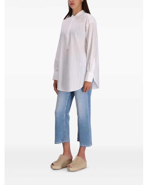 Boss White Striped Shirt