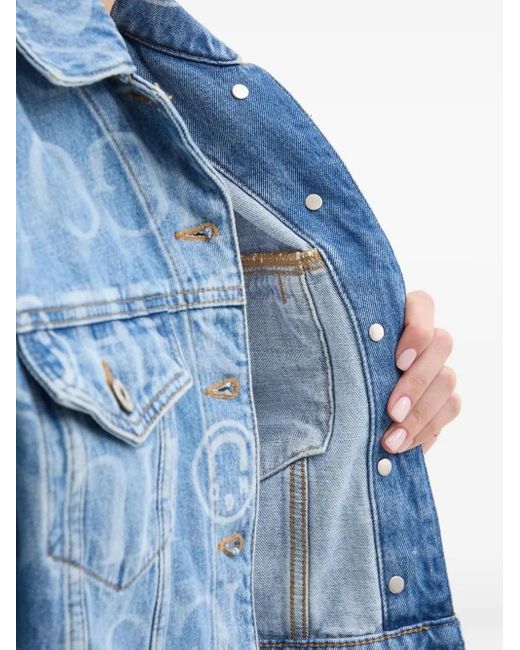 Giacca Denim Crop di HUGO in Blue