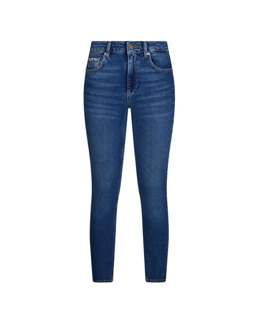 Liu Jo Blue High-Rise Ive-Pockets Jeans