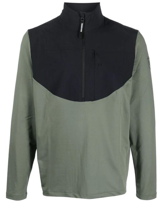 Rossignol Gray Lightweight Half-Zip Sweatshirt for men