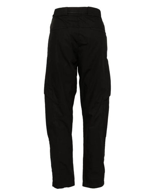 Transit Black Drawstring Tapered Trousers for men