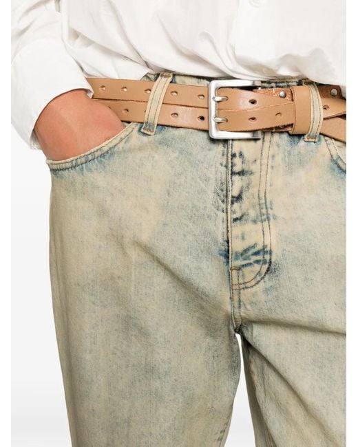 Bonheur Natural Acid-Wash Tapered Jeans for men