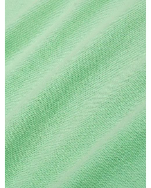 Sporty & Rich Green Ny Tennis Club Cropped Hoodie