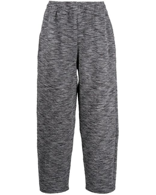 GmbH Gray Mélange-Effect Track Pants for men