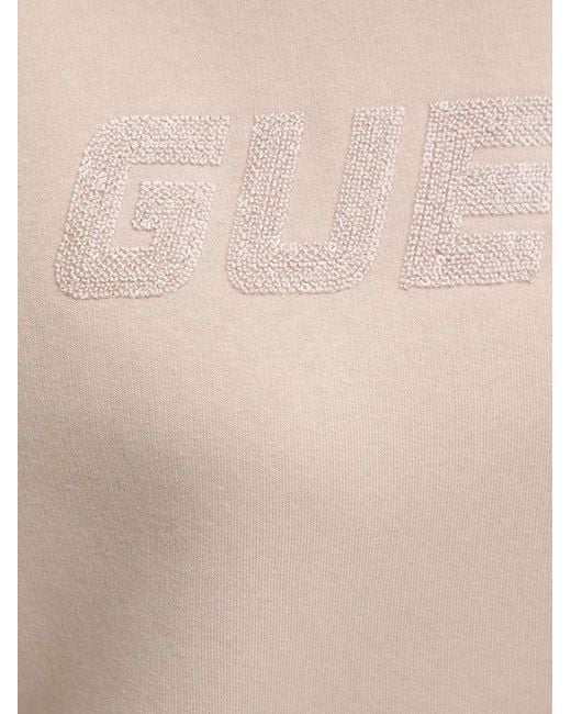 Guess White Logo Sweatshirt