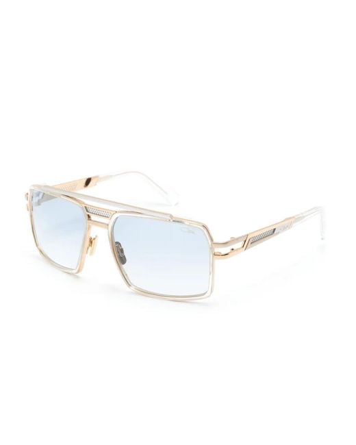 Cazal Blue 6033/3 Pilot-Frame Sunglasses for men