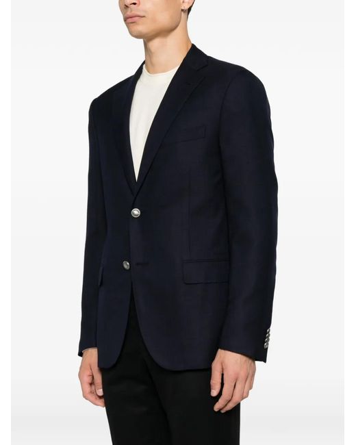 Corneliani Black Academy Light Single-Breasted Jacket for men