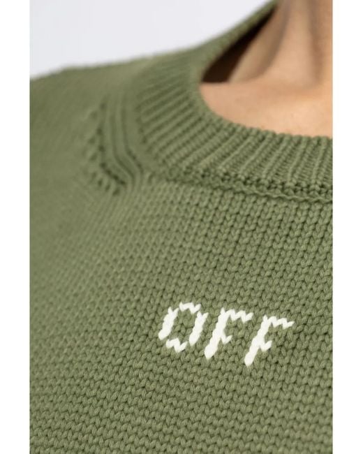 Off-White c/o Virgil Abloh Green Sweaters for men