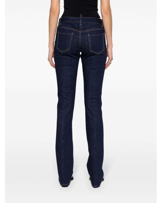 DSquared² Blue Woodstock Trumpet Flared Jeans