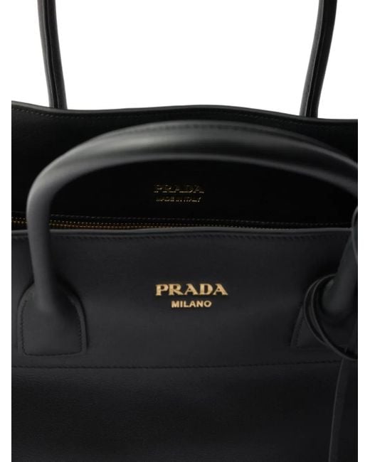 Borsa Tote Grande di Prada in Black