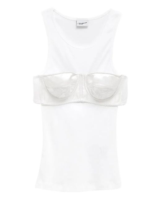 VAQUERA ブラディテール トップ White
