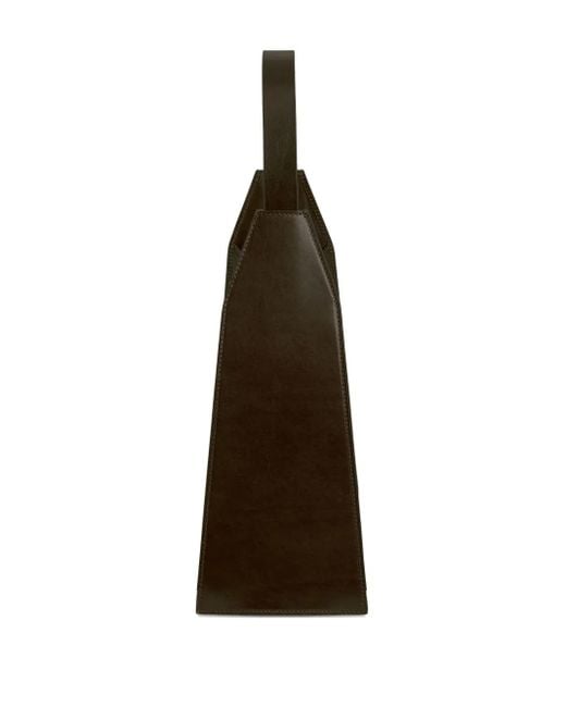 Merryl Tielman Black Angelo Leather Tote Bag